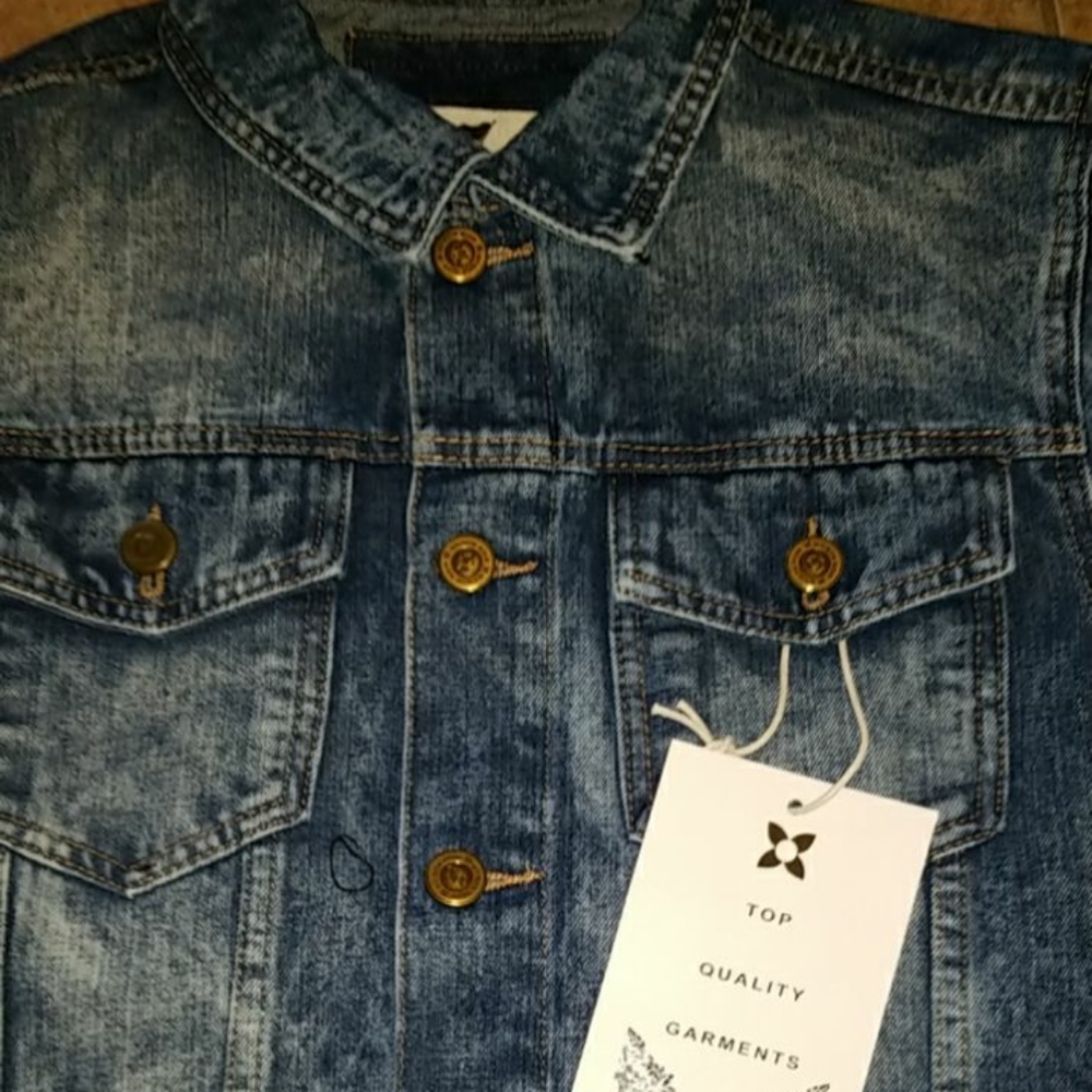 🆕️Denim Blue jean Jacket S - Picture 6 of 10